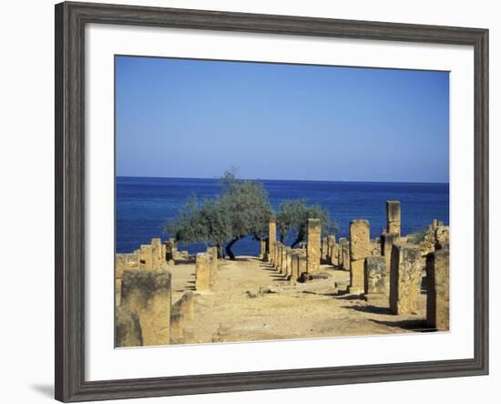 Greek Latin Cultural Center and Mausoleum, Mediterranean Sea-Michele Molinari-Framed Photographic Print