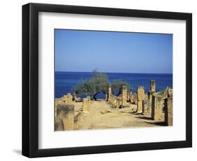 Greek Latin Cultural Center and Mausoleum, Mediterranean Sea-Michele Molinari-Framed Photographic Print