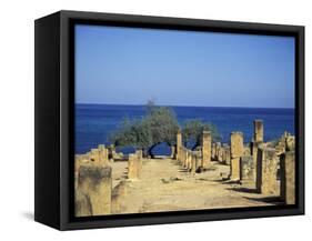 Greek Latin Cultural Center and Mausoleum, Mediterranean Sea-Michele Molinari-Framed Stretched Canvas