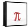 Greek Letter Pi, Lower Case-David Parker-Framed Stretched Canvas