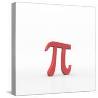 Greek Letter Pi, Lower Case-David Parker-Stretched Canvas