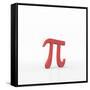 Greek Letter Pi, Lower Case-David Parker-Framed Stretched Canvas