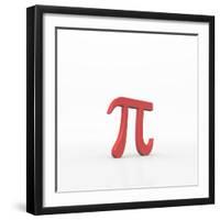 Greek Letter Pi, Lower Case-David Parker-Framed Premium Photographic Print