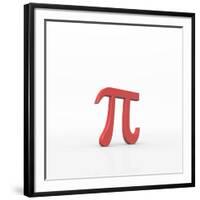 Greek Letter Pi, Lower Case-David Parker-Framed Photographic Print