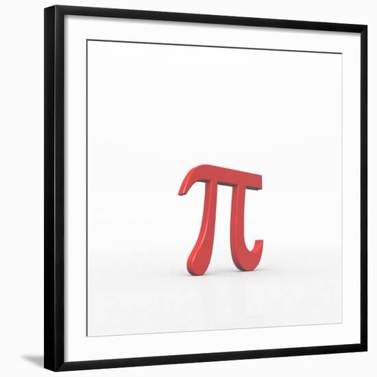 Greek Letter Pi, Lower Case-David Parker-Framed Photographic Print