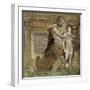 Greek Mythology : the Education of Achilles by the Centaur Chiro-null-Framed Photographic Print