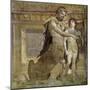 Greek Mythology : the Education of Achilles by the Centaur Chiro-null-Mounted Photographic Print