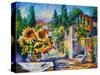 Greek Noon-Leonid Afremov-Stretched Canvas