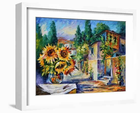 Greek Noon-Leonid Afremov-Framed Art Print