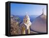 Greek Orthodox Church in Fira, Santorini (Thira), Cyclades Islands, Aegean Sea, Greece-Gavin Hellier-Framed Stretched Canvas