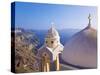 Greek Orthodox Church in Fira, Santorini (Thira), Cyclades Islands, Aegean Sea, Greece-Gavin Hellier-Stretched Canvas