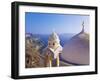 Greek Orthodox Church in Fira, Santorini (Thira), Cyclades Islands, Aegean Sea, Greece-Gavin Hellier-Framed Photographic Print