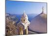 Greek Orthodox Church in Fira, Santorini (Thira), Cyclades Islands, Aegean Sea, Greece-Gavin Hellier-Mounted Photographic Print