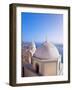 Greek Orthodox Church in Fira, Santorini (Thira), Cyclades Islands, Aegean Sea, Greece-Gavin Hellier-Framed Photographic Print