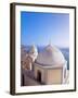 Greek Orthodox Church in Fira, Santorini (Thira), Cyclades Islands, Aegean Sea, Greece-Gavin Hellier-Framed Photographic Print