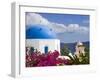 Greek Orthodox Church in Oia Village, Santorini Island, Cyclades, Greek Islands, Greece, Europe-Richard Cummins-Framed Photographic Print