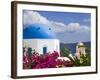 Greek Orthodox Church in Oia Village, Santorini Island, Cyclades, Greek Islands, Greece, Europe-Richard Cummins-Framed Photographic Print