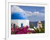 Greek Orthodox Church in Oia Village, Santorini Island, Cyclades, Greek Islands, Greece, Europe-Richard Cummins-Framed Photographic Print