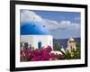 Greek Orthodox Church in Oia Village, Santorini Island, Cyclades, Greek Islands, Greece, Europe-Richard Cummins-Framed Photographic Print