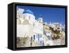 Greek Orthodox Church in Oia Village, Santorini Island, Cyclades, Greek Islands, Greece, Europe-Richard Cummins-Framed Stretched Canvas