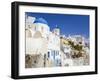 Greek Orthodox Church in Oia Village, Santorini Island, Cyclades, Greek Islands, Greece, Europe-Richard Cummins-Framed Photographic Print