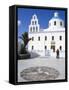 Greek Orthodox Church in Oia Village, Santorini Island, Cyclades, Greek Islands, Greece, Europe-Richard Cummins-Framed Stretched Canvas