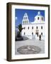 Greek Orthodox Church in Oia Village, Santorini Island, Cyclades, Greek Islands, Greece, Europe-Richard Cummins-Framed Photographic Print