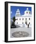 Greek Orthodox Church in Oia Village, Santorini Island, Cyclades, Greek Islands, Greece, Europe-Richard Cummins-Framed Photographic Print