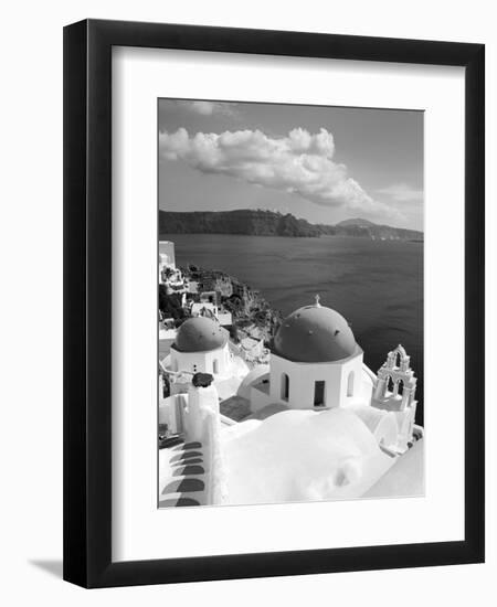 Greek Orthodox Church in Oia Village, Santorini Island, Cyclades, Greek Islands, Greece, Europe-Richard Cummins-Framed Photographic Print