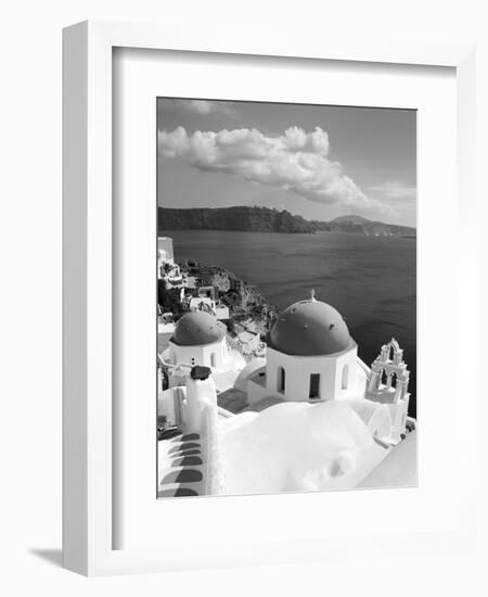 Greek Orthodox Church in Oia Village, Santorini Island, Cyclades, Greek Islands, Greece, Europe-Richard Cummins-Framed Photographic Print