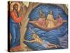 Greek Orthodox Fresco Depicting The Miracle of the Fish-Julian Kumar-Stretched Canvas