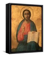 Greek Orthodox Icon Depicting Christ as High Priest, Thessaloniki, Macedonia, Greece, Europe-Godong-Framed Stretched Canvas