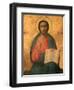 Greek Orthodox Icon Depicting Christ as High Priest, Thessaloniki, Macedonia, Greece, Europe-Godong-Framed Photographic Print