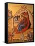 Greek Orthodox Icon Depicting Christ's Birth, Thessaloniki, Macedonia, Greece, Europe-Godong-Framed Stretched Canvas