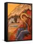 Greek Orthodox Icon Depicting Christ's Birth, Thessaloniki, Macedonia, Greece, Europe-Godong-Framed Stretched Canvas