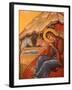 Greek Orthodox Icon Depicting Christ's Birth, Thessaloniki, Macedonia, Greece, Europe-Godong-Framed Photographic Print