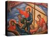 Greek Orthodox Icon Depicting Jesus and His Apostles on Lake Tiberias, Macedonia, Greece-Godong-Stretched Canvas