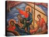 Greek Orthodox Icon Depicting Jesus and His Apostles on Lake Tiberias, Macedonia, Greece-Godong-Stretched Canvas