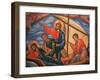 Greek Orthodox Icon Depicting Jesus and His Apostles on Lake Tiberias, Macedonia, Greece-Godong-Framed Photographic Print