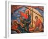 Greek Orthodox Icon Depicting Jesus and His Apostles on Lake Tiberias, Macedonia, Greece-Godong-Framed Photographic Print