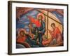 Greek Orthodox Icon Depicting Jesus and His Apostles on Lake Tiberias, Macedonia, Greece-Godong-Framed Photographic Print