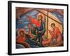 Greek Orthodox Icon Depicting Jesus and His Apostles on Lake Tiberias, Macedonia, Greece-Godong-Framed Photographic Print