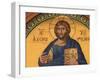 Greek Orthodox Icon Depicting Jesus Christ, Thessalonica, Macedonia, Greece, Europe-Godong-Framed Photographic Print
