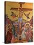 Greek Orthodox Icon Depicting Jesus' Crucifixion, Thessalonica, Macedonia, Greece, Europe-Godong-Stretched Canvas