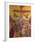 Greek Orthodox Icon Depicting Jesus' Crucifixion, Thessalonica, Macedonia, Greece, Europe-Godong-Framed Photographic Print