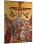 Greek Orthodox Icon Depicting Jesus' Crucifixion, Thessalonica, Macedonia, Greece, Europe-Godong-Mounted Photographic Print