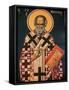 Greek Orthodox Icon Depicting St. Nicholas, Thessaloniki, Macedonia, Greece, Europe-Godong-Framed Stretched Canvas