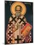 Greek Orthodox Icon Depicting St. Nicholas, Thessaloniki, Macedonia, Greece, Europe-Godong-Mounted Photographic Print