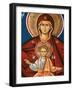 Greek Orthodox Icon Depicting Virgin and Child, Thessalonica, Macedonia, Greece, Europe-Godong-Framed Photographic Print