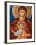 Greek Orthodox Icon Depicting Virgin and Child, Thessalonica, Macedonia, Greece, Europe-Godong-Framed Photographic Print